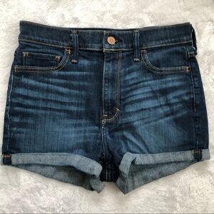 Hollister Dark Blue Jean Shorts
